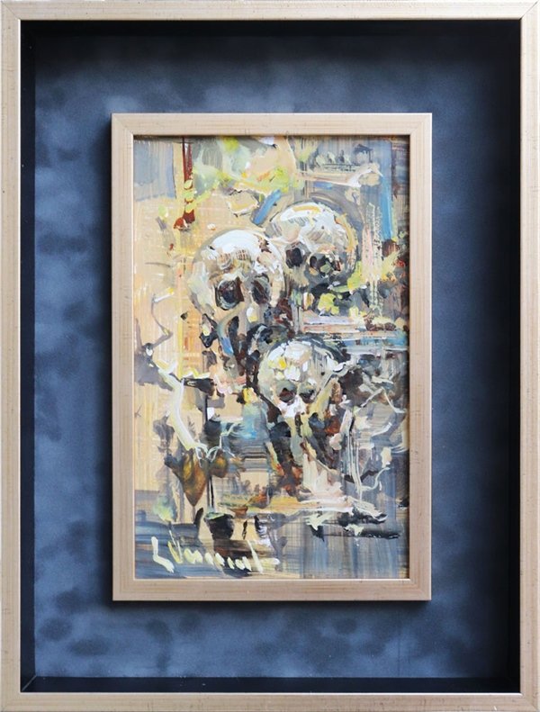 Düşünce Devinim Yağlı Boya Tablosu