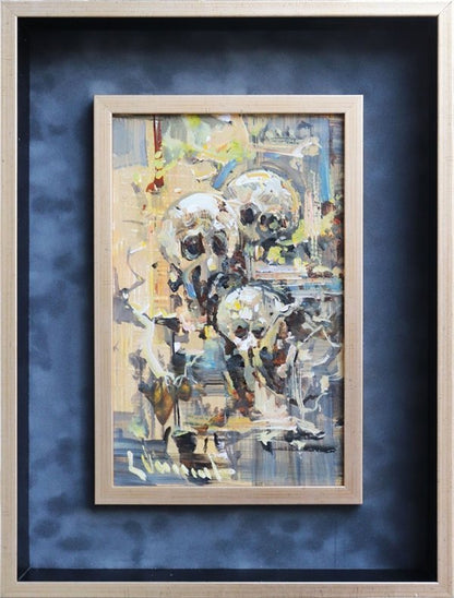 Düşünce Devinim Yağlı Boya Tablosu