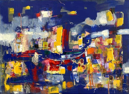 Duyguların Karmaşık Dokusu Yağlı Boya Tablosu