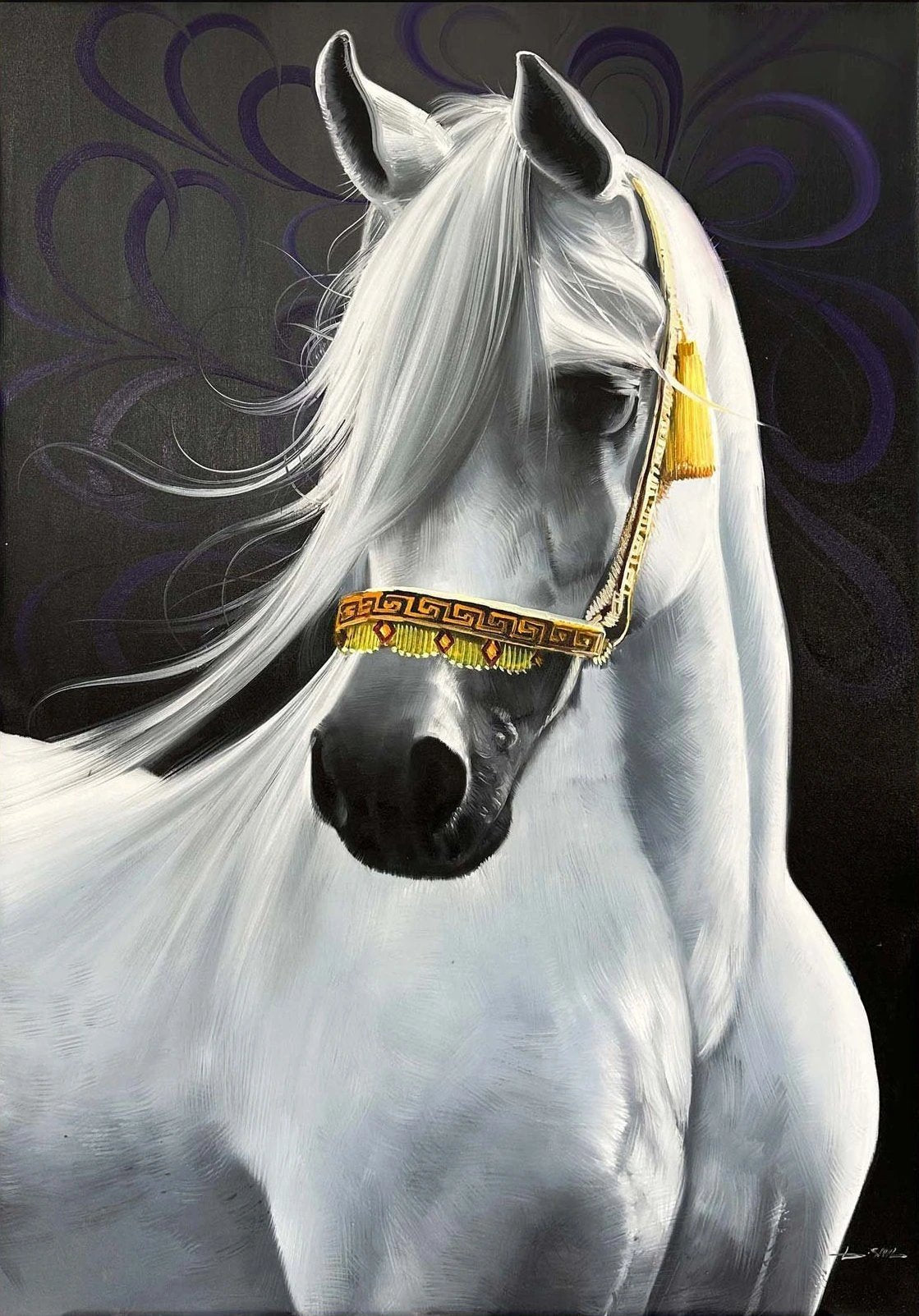 Efsanevi At Yağlı Boya Tablosu