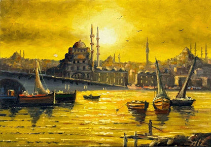 Eminönüne Karşı Yağlı Boya Tablosu
