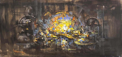 Enerji Akışı Yağlı Boya Tablosu