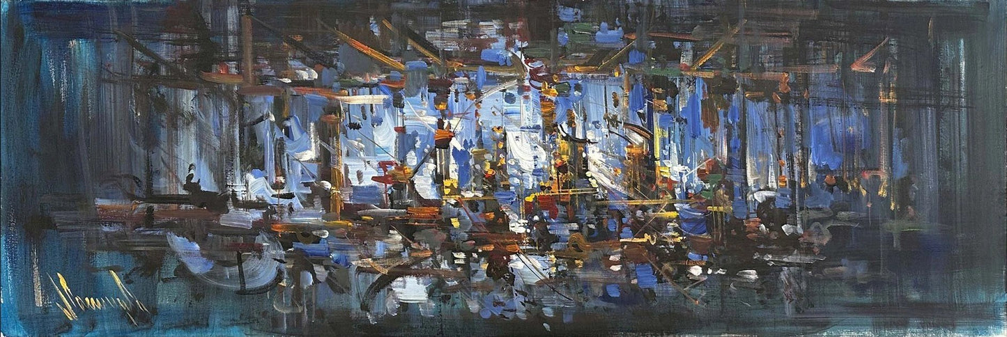 Erimiş Formlar Yağlı Boya Tablosu