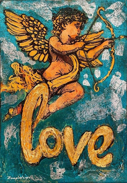 Eros'un Oku Yağlı Boya Tablosu