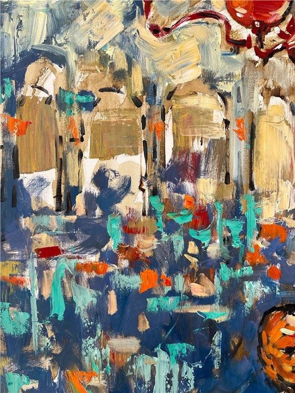 Eski Dostlar Yağlı Boya Tablosu