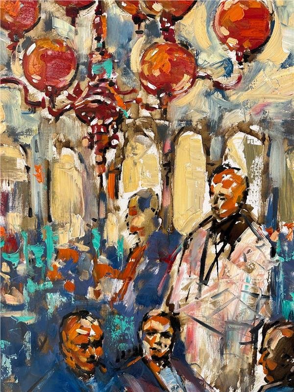 Eski Dostlar Yağlı Boya Tablosu