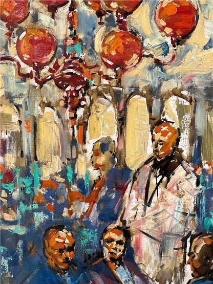 Eski Dostlar Yağlı Boya Tablosu