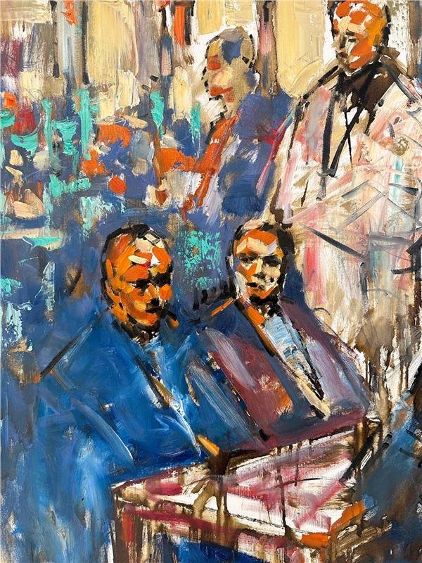 Eski Dostlar Yağlı Boya Tablosu