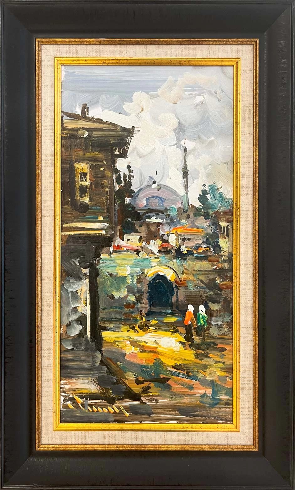 Eski Sokaklar Yağlı Boya Tablosu