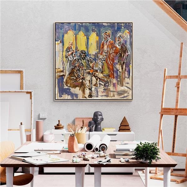 Eski Zamanlar Yağlı Boya Tablosu