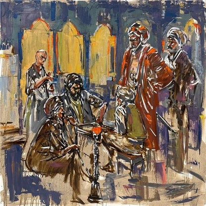 Eski Zamanlar Yağlı Boya Tablosu