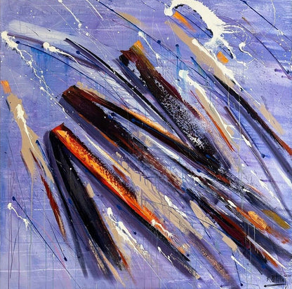 Estaklı Ruh Hali Yağlı Boya Tablosu