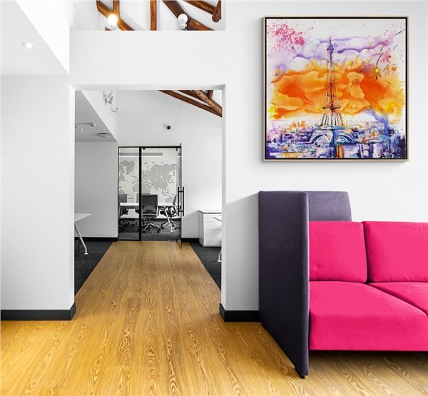 Eyfel Kulesi Yağlı Boya Tablosu