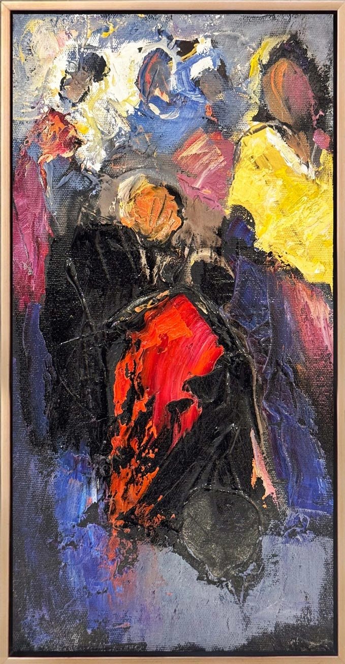 Figüratif Renkler Yağlı Boya Tablosu