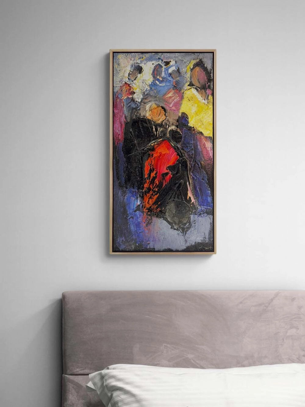 Figüratif Renkler Yağlı Boya Tablosu