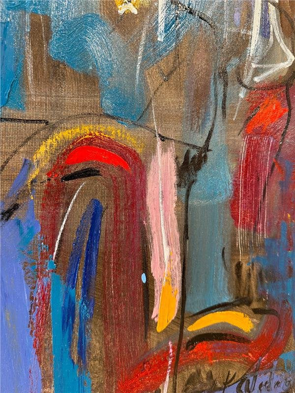 Figürler Yağlı Boya Tablosu