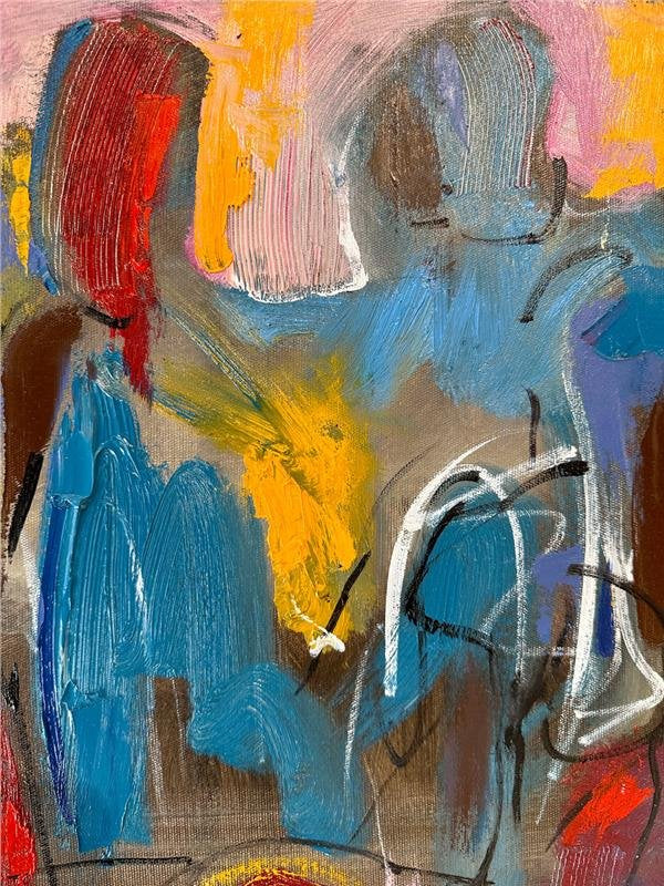 Figürler Yağlı Boya Tablosu