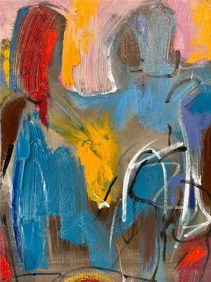 Figürler Yağlı Boya Tablosu