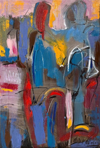 Figürler Yağlı Boya Tablosu