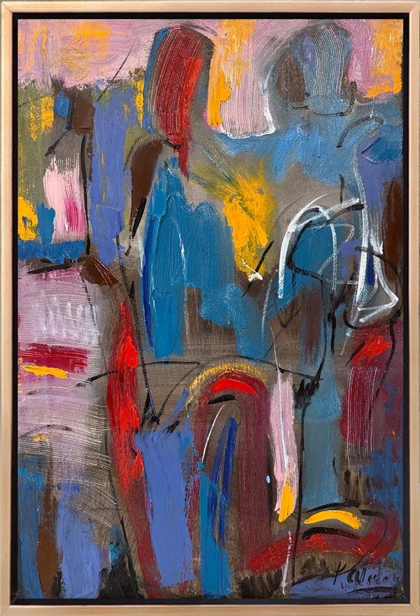 Figürler Yağlı Boya Tablosu