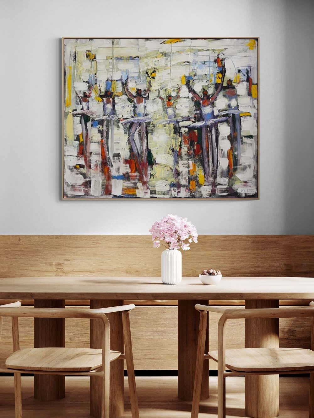 Zarafetin Adımları Yağlı Boya Tablosu