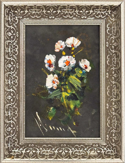 Formda Çiçek Yağlı Boya Tablosu