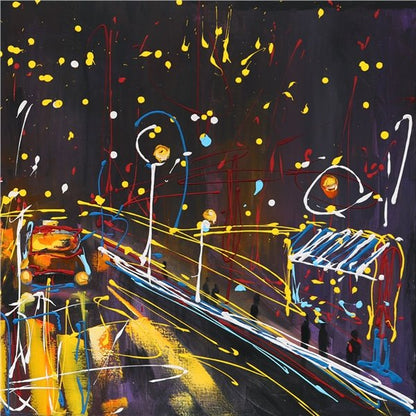 Gece Yağlı Boya Tablosu