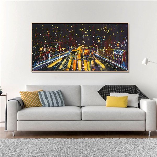 Gece Yağlı Boya Tablosu