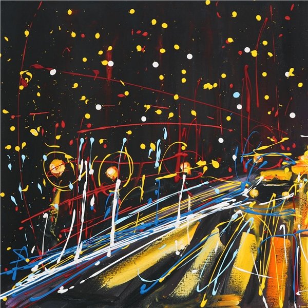 Gece Yağlı Boya Tablosu