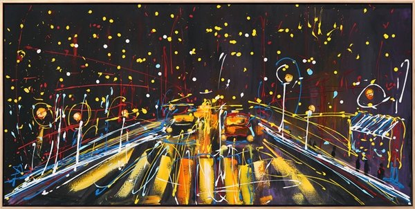 Gece Yağlı Boya Tablosu