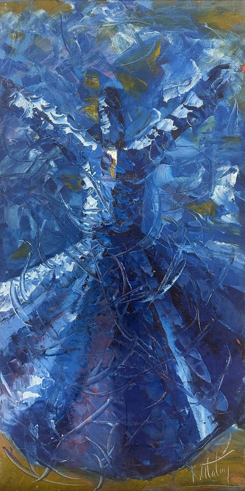 Gecenin Semahı Yağlı Boya Tablosu