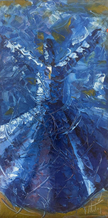 Gecenin Semahı Yağlı Boya Tablosu