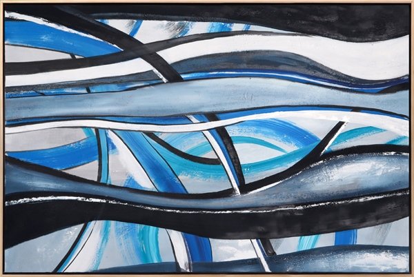 Mavinin Spektrumu Yağlı Boya Tablosu