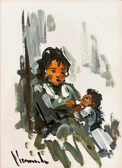 Geçmiş Ve Geleceği Yağlı Boya Tablosu