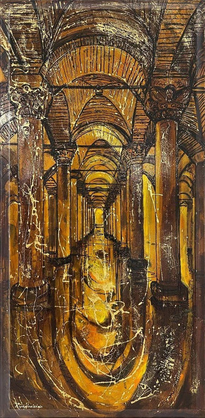 Geçmişin Yansıması Yağlı Boya Tablosu