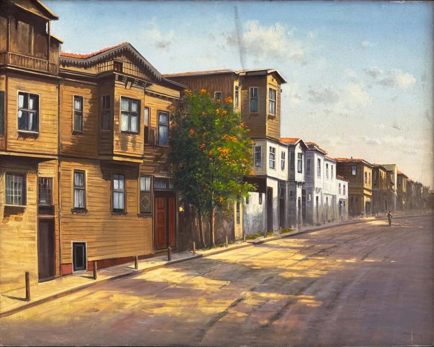 Geçmişle Boyanmış Yağlı Boya Tablosu