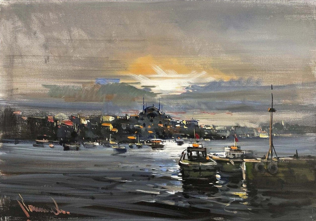 Geçmişten Günümüze Boğaz Yağlı Boya Tablosu