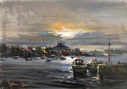 Geçmişten Günümüze Boğaz Yağlı Boya Tablosu