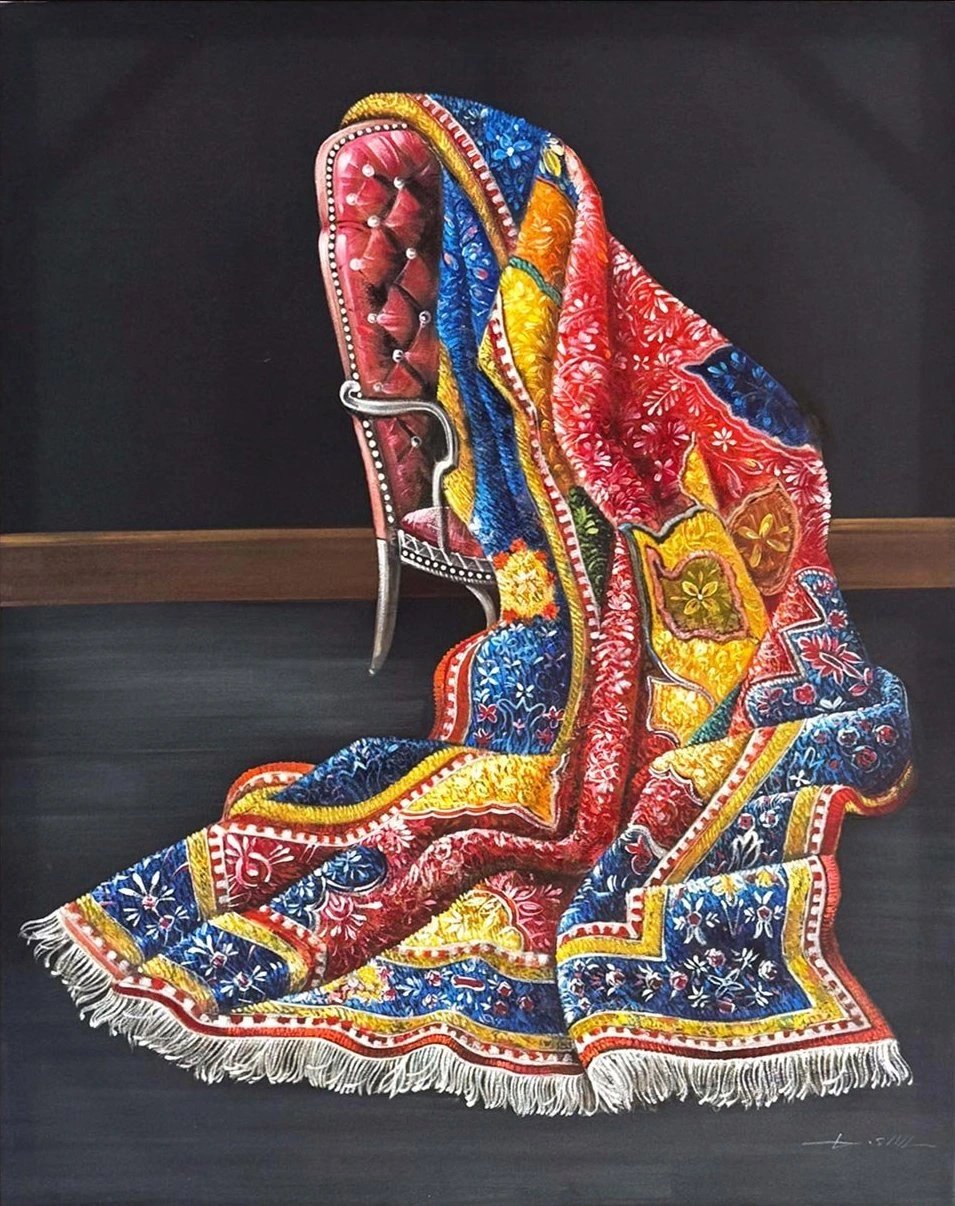 Geleneklerin Gölgesinde Yağlı Boya Tablosu