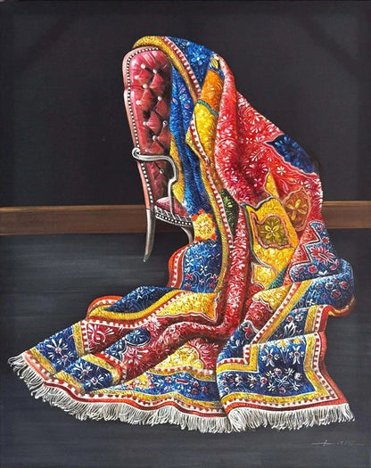 Geleneklerin Gölgesinde Yağlı Boya Tablosu