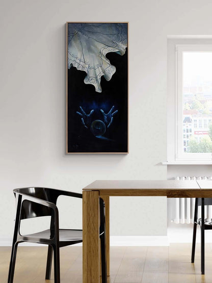 Gizemin Arkasında Yağlı Boya Tablosu