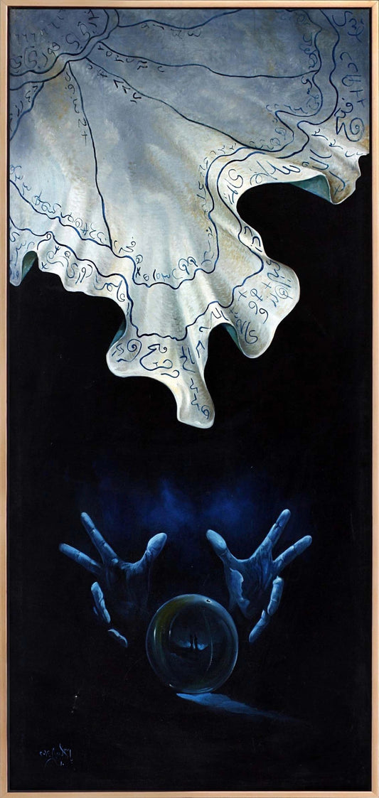 Gizemin Arkasında Yağlı Boya Tablosu