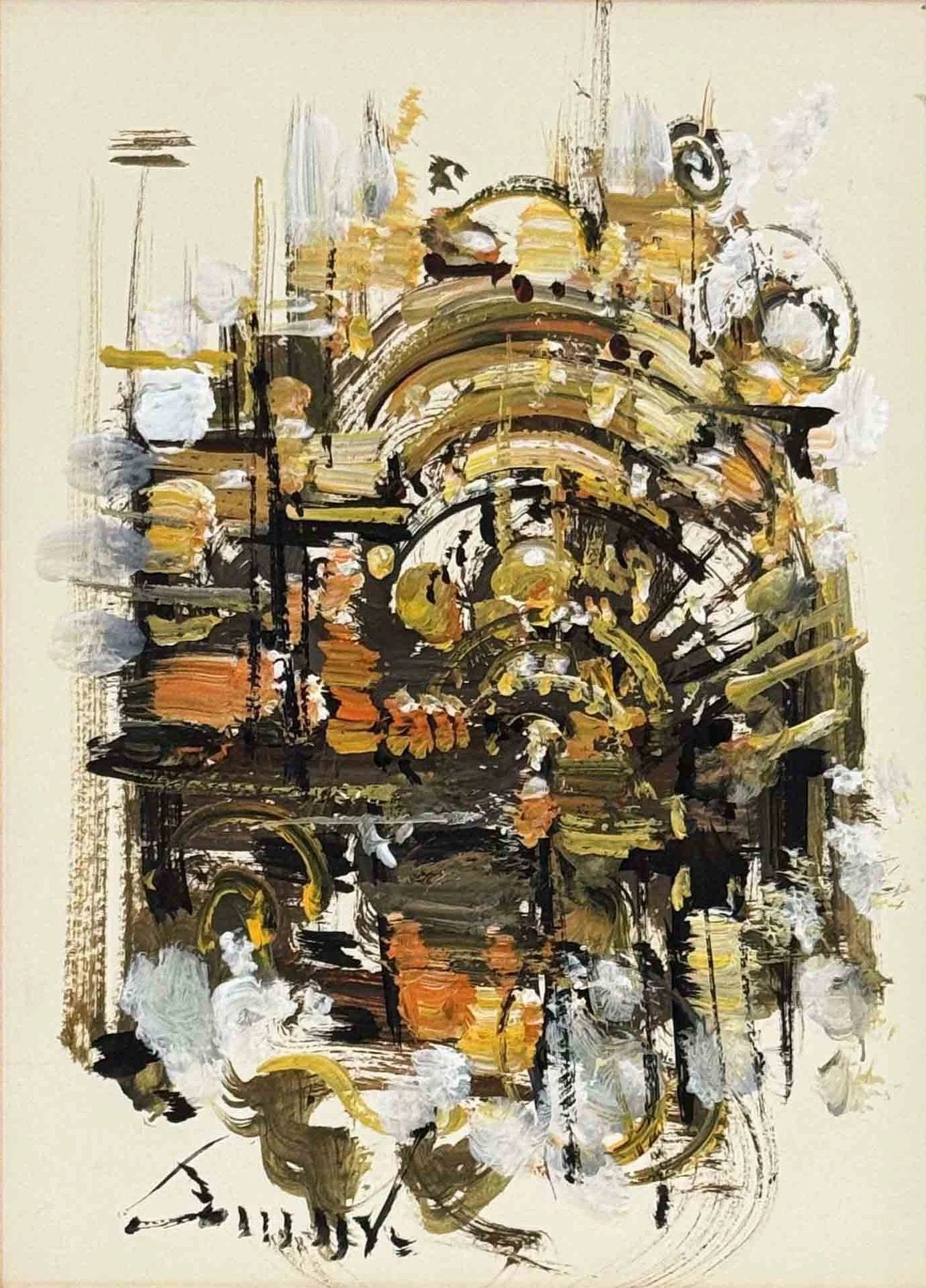 Gizemli Geçit Yağlı Boya Tablosu