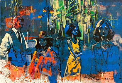 Gizemli İzler Yağlı Boya Tablosu