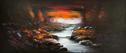 Gizemli Orman Yağlı Boya Tablosu