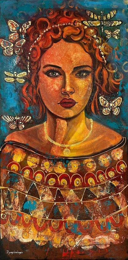 Gizemli Ruh Yağlı Boya Tablosu