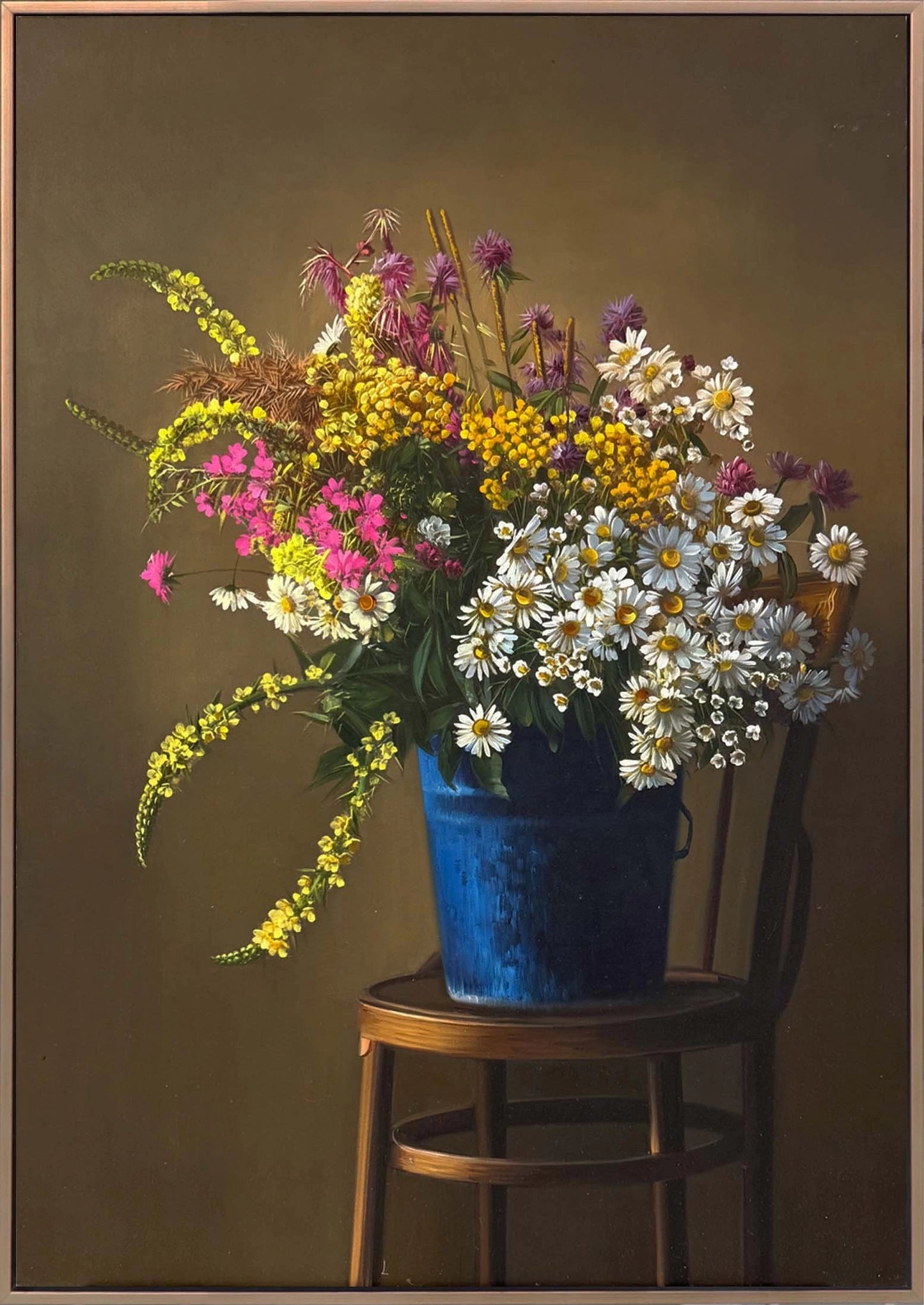 Gizli Bahçe Hediyesi Yağlı Boya Tablosu