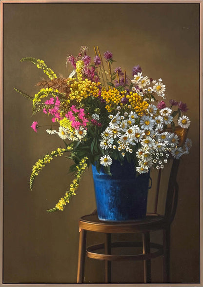 Gizli Bahçe Hediyesi Yağlı Boya Tablosu