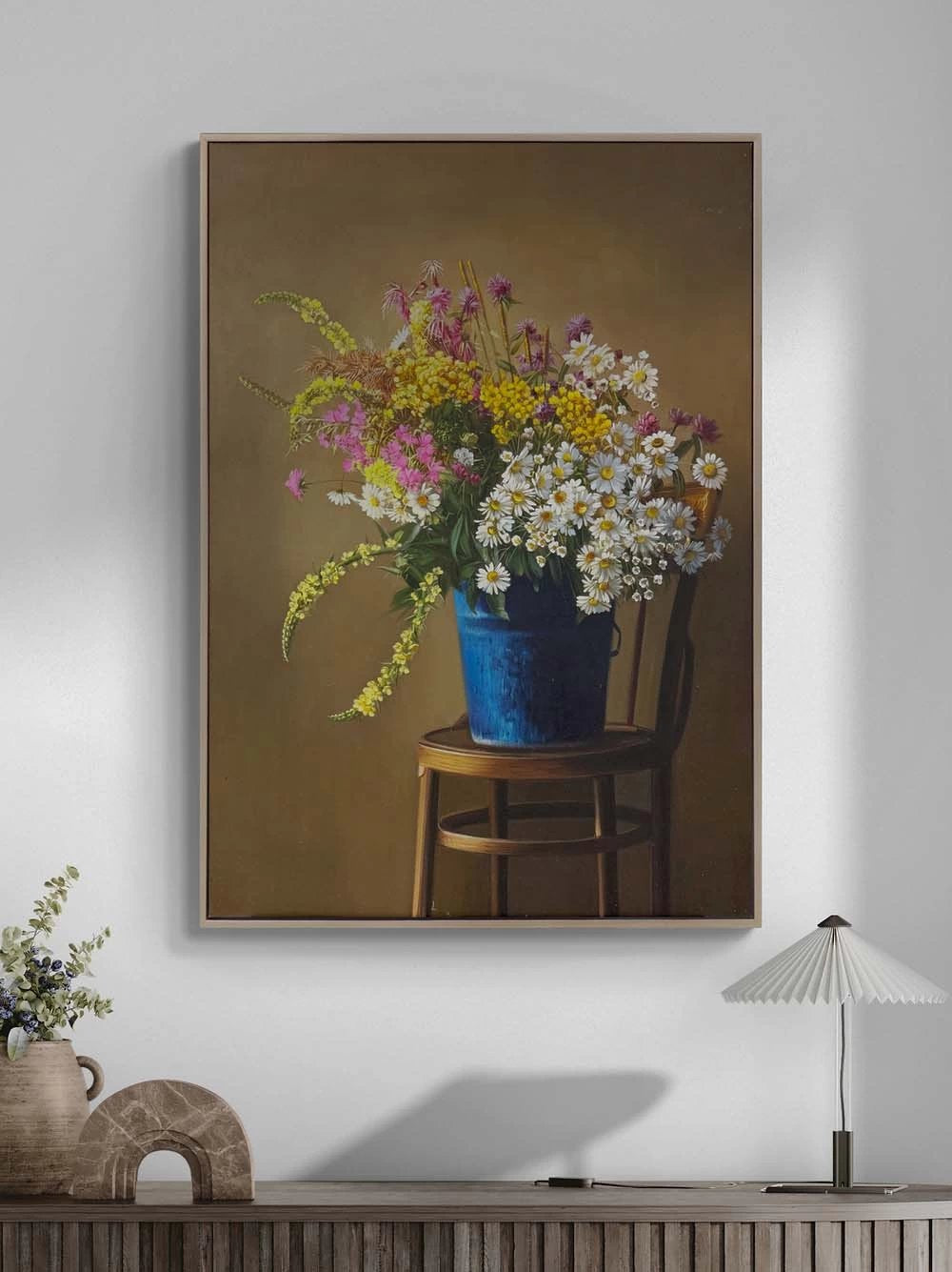 Gizli Bahçe Hediyesi Yağlı Boya Tablosu