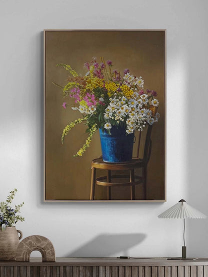 Gizli Bahçe Hediyesi Yağlı Boya Tablosu